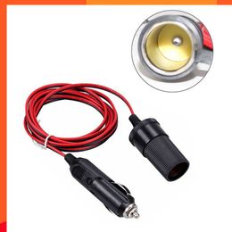 Nuevo adaptador de toma de corriente de 2M/5M, Cable de extensión, Cable de extensión, adaptador de encendedor de cigarros para coche, cargador de plomo