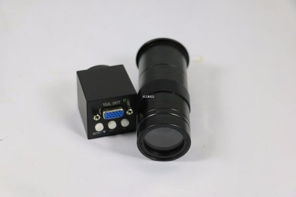 Livraison gratuite nouvelle caméra de microscope industriel 2MP 1080P sorties VGA + objectif 130X à monture C pour la réparation de téléphones portables PCB en laboratoire