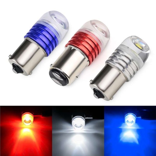 Nuevo 2 uds 1156 BA15S 1157 BAY15D lámpara estroboscópica roja 5730 DC 12V bombilla LED de marcha atrás para aparcamiento freno de coche señal de giro luz intermitente trasera