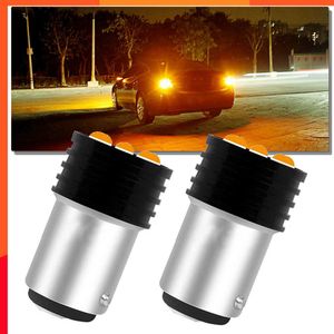 Nuevo 2 uds 12V 1156 P21W BA15S P21/5W 1157 BAY15D bombilla LED luz de freno de coche luz de marcha atrás de marcha atrás luz de señal de giro