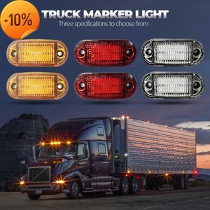 Nouveau 2 pièces 12 v 24 v Led feux de position latéraux pour remorque camions caravane dégagement latéral feu de position lampe Led camion jaune rouge blanc