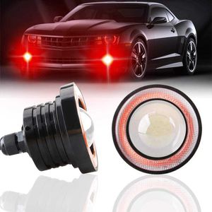 Nouveau 2 pièces 2.5 ''voiture LED projecteur de lumière antibrouillard 12V COB Halo ange yeux anneaux pour voiture DRL feux diurnes 2.5 pouces assemblage d'ampoules de brouillard