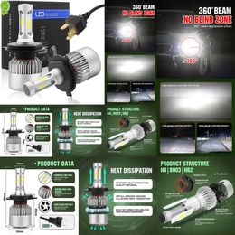 Nouveau 2PCS 70W Bulbes de phare 8000lm H1 H11 H4 H7 9005 9006 Kit de lampes frontales