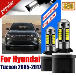 Nieuwe 2 Stuks Canbus Geen Fout H27 880 Led Auto Mistlamp Lampen Witte Lamp Rijden Voor Hyundai Tucson 2005 2006 2007 2008 2009-2017