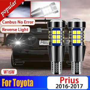 Nouveau 2 pièces voiture 921 Super lumineux Canbus aucune erreur LED feux de recul lampe W16W T15 912 ampoules de secours blanc 12V pour Toyota Prius 2016 2017