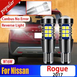 Nouveau 2 pièces voiture Canbus sans erreur 921 LED feux de recul W16W T15 ampoules de secours Super lumineuses pour Nissan Rogue 2017