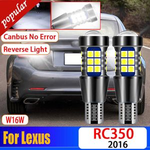 Nieuwe 2 Stuks Auto Canbus Foutloos 921 Led Reverse Lights W16W T15 Backup Lampen Auto Super Bright White DC12V voor Lexus RC350 2015 2016