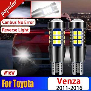 Nieuwe 2 Stuks Auto Canbus Geen Fout 921 Super Heldere Led Reverse Lights W16W T15 Backup Lamp Voor Toyota venza 2011 2012 2013 2014 2015 2016