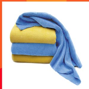 NIEUW 2PCS AUTO COMERING TOOPEL MICROFIBER DIKE 40*40 cm zachte vodden voor auto -polijstenauto voorruitbanden reiniging handdoeken met details over gereedschap