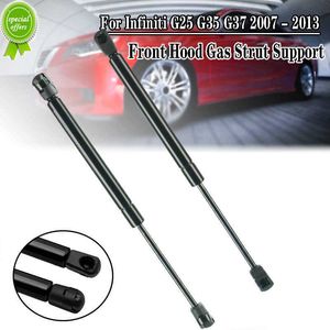 Support de capot avant de voiture, 2 pièces, Support de levage à ressort à gaz, barre de Support pour Infiniti G25 G35 G37 2007 – 2013, nouveau