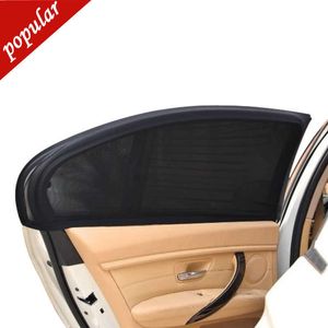 Nueva cubierta de parasol para ventana lateral delantera/trasera de coche, 2 uds., protección UV, malla antimosquitos, parasol Exterior de coche, red para acampar para bebés y niños