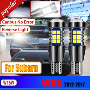 Nouveau 2 pièces lampes de voiture T15 Canbus sans erreur 921 LED feu de recul W16W ampoules de secours pour Subaru WRX 2014 2015 2016 2017