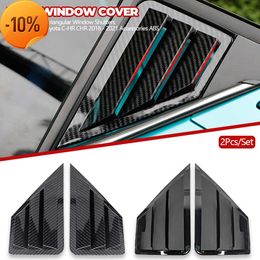 Nieuwe 2 Stuks Auto Achter Windows Cover Sticker Venster Driehoek Luiken Trim Voor Toyota C-HR CHR C HR 2016 - 2020 Auto Accessoires Auto Sticker