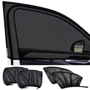 Nouveau 2 pièces voiture pare-soleil style accessoires Auto UV protéger rideau côté fenêtre pare-soleil maille pare-soleil Protection fenêtre Films