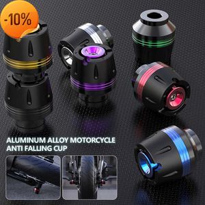 NIEUW 2PCS CNC Aluminium voor vork frame schuifwielmotor Falling Protection Anti Collision Cup Dirt Bike Motorfietsaccessoires