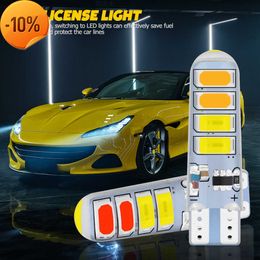 NIEUWE 2PCS Dual Color Flash Automobile LED LAMP T10 W5W 194 5630 8SMD Dubbele kleur Flashlamp T10 Siliconenlamp Lamp Auto -accessoires