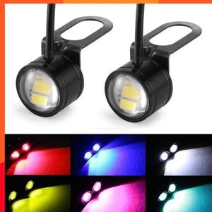 Nouveau 2 pièces Eagle Eye feux diurnes LED lumière vive DRL conduite marche arrière lumière de secours moto antibrouillard phare feu arrière