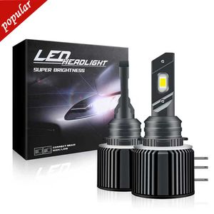 Nuevo 2 uds H15 bombilla LED Canbus CSP faro de coche Luz De Carretera luz de conducción diurna 12V 6000K lámpara blanca automática para VW Audi BMW