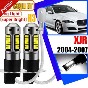 Nouveau 2 Pcs H3 Voiture Led Lampe Canbus Aucune Erreur Auto LED Phare Avant Brouillard Signal Ampoules Pour Jaguar XJR 2004 2005 2006 2007