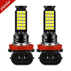 Nouveau 2 pièces H8 H11 Led HB4 9006 HB3 9005 antibrouillard ampoule 3030SMD 3000LM 6000K blanc voiture conduite lampe de course Auto Led lumière 12V 24V