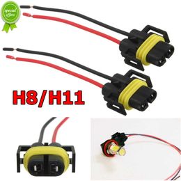 NIEUW 2PCS H8 H8 H11 bedrading Harness Socket vrouwelijke adapter 12V auto Auto Draad connector kabelplug voor HID Koplamp Mist Lichtlamplamp