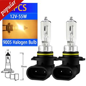 Nieuwe 2 Stuks HB3 9005 55W Helder Glas Mistlamp Signaal Halogeenlamp Koplampen 4300K 12V koplamp Lampen Warm Wit Auto Styling Parking