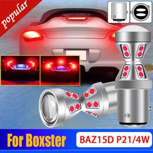 Nouveau 2 pièces haute luminosité Canbus aucune erreur P21/4W 566 LED feux stop ampoules BAZ15d pour Porsche Boxster 3.4 2010 2011 928 5.0 5.4 GTS