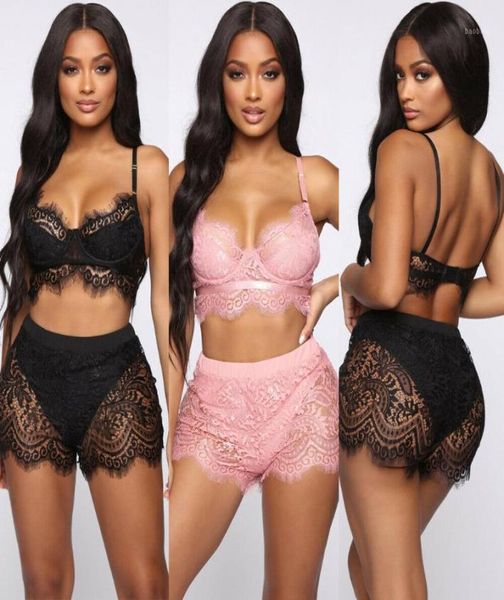 Nuevo breve de sujetador de encaje de 2pcs conjuntos Erotichlingerie Push Up Women Set Underwear Sección delgada Sección delgada Lingerie Sexy13651204