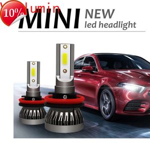 Nouveau 2 pièces Mini voiture phare LED voiture lumière H1 H3 H4 H7 H8 H9 H111 9005 9006 881 880 36W voiture lumière LED ampoules de phares de voiture 5500LM