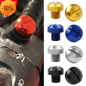 Nouveau 2 pièces Mototcycle dans le sens des aiguilles d'une montre M10 * 1.25 vis de bouchon de trou de miroir pour Suzuki Honda Yamaha Kawasaki café racer accessoires de moto