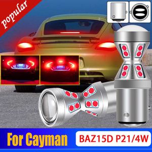 Nouveau 2 pièces P21/4W 566 LED feux stop stop ampoules BAZ15d lampes pour Porsche Cayman R3.4 S3.4 2.7 2005 2006 2007 2008 2009 2010-2012