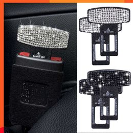 Nouveau 2 pièces strass Bling voiture ceinture de sécurité boucle Clip universel voiture ceinture de sécurité bouchon bouchon véhicule montage ouvre-bouteille décoration