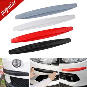 NIEUW 2PCS RUBBER RUBBER ANTI-COLLISION AUTO BUMPER BEWEER COMMER Guard Anti-Scratch Strips Sticker Protection Body Molding Valance Chin