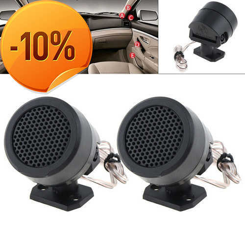 New 2pcs/set Stereo 2x500 Watts Car Audio Super Power Loud Dome Tweeter Speakers for Car 500W Car Accessories