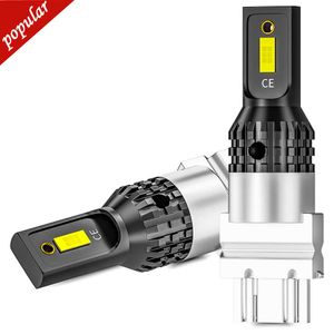 Nuevo 2 uds T25 3157 P27/7W Super brillante 1156 BA15S P21W 1157 P21/5W BAY15D 7440 W21W WY21W T20 bombilla LED de coche luz de freno de marcha atrás 6000K