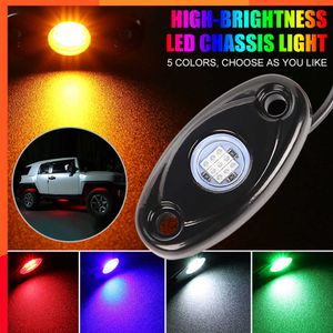 Nouveau 2 pièces étanche voiture LED Rock lumières Auto décoratif atmosphère ambiante lampe professionnelle sous-éclairage lumières pour camions tout-terrain