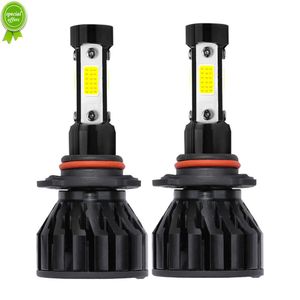 Nieuwe 2x 4-zijdige LED 360 graden licht H7 LED H8 H9 H11 H16 HB4 HB3 9005 9006 5202 LAMP AUTO KOPLAAR LICHT LICHTEN AUTO FOG LICHT COB 6500K