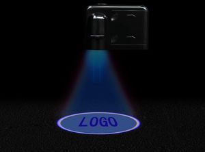 Nouveau 2X Auto universel sans fil porte Led bienvenue lumière lampe de Projection lumière Laser DC 5V voiture porte projecteur lumière CarAccessories9922895