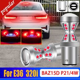 Nieuwe 2X Canbus Geen Fout BAZ15D P21/4 W 566 LED Lamp Witte Auto Stop Lamp Remlicht Super helder Rood Voor BMW E36 90-00 Coupe 320i 325i