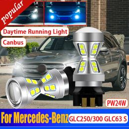 Nieuwe 2x Canbus Geen Fout PW24W LED Richtingaanwijzer Dag Dagrijverlichting Voor Mercedes-Benz GLC63 S GLC300 GLC250 2016 2017 2018
