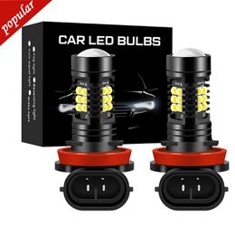 NIEUW 2X H11 H8 9006 HB4 HB3 9005 H16 JP Auto Fog Lamp 3030 3D LED Super Bright Car Anti Fog Lights Bulb Wit 6000K NO voor koplampen