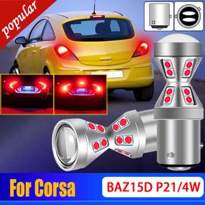 Nieuwe 2X Hoge Heldere Canbus Geen Fout 1157 P21/4W (566) standaard Auto Stop Lampen Remlichten Lampen BAZ15d (x2) voor Opel Corsa 2006-2014