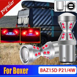 Nouveau 2X P21/4W 566 LED feux stop ampoules BAZ15d lampes pour Peugeot Boxer 2.0 BiFuel 2.2 2.8 HDi 2.0 i 4x4 2.5 D TD TDI 1994-2009