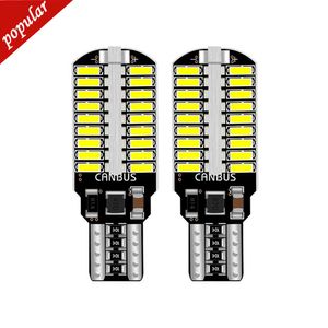 Nieuwe 2x signaallamp T10 W5W W16W T15 LED SUPER Bright W16W LED -lampen 912 921 Voor omgekeerde lamp Back -up Parkeerlicht 12V Wit geel