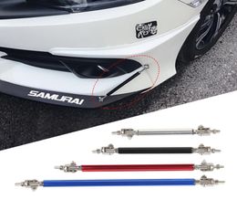 Nieuwe 2x universele racen verstelbare voorste achterbumper lip splitter support bar kit racen 75 mm100 mm auto styling tunning8779535