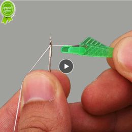 Nuevo 3/10 PCS Tipo de pescado Auto aguja de aguja de alambre de alambre DIY Simple Roseer para coser la máquina de bordado aguja simple enhebrador rápido