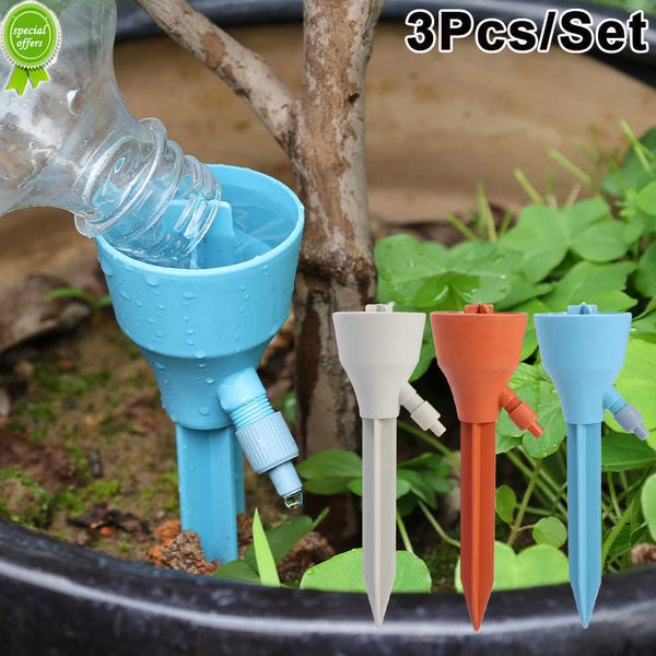 Nouveau 3/1 pièces Kits d'auto-arrosage dispositif d'arrosage automatique système d'irrigation goutte à goutte réglable pour plantes à fleurs serre outils de jardin