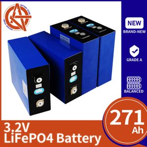 Nouveau 3.2 V 1/4/8/16/32 pièces 271AH Lifepo4 cellule bricolage 12 V 24 V Lithium fer Phosphate batterie adaptée pour RV chariot de Golf électrique