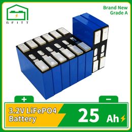 NIEUW 3.2V 25AH LIFEPO4 Batterij 4/8/16/32PCS DIY Oplaadbare Batteri Pack Electric Akku voor RV Forklift Solar Cell RV Golfkarren