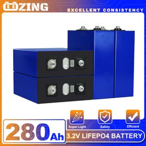 Nouveau 3.2V Lifepo4 280Ah Batterie 4/8/16/32PCS Batteries rechargeables 280ah lifepo4 Pack pour RV Boats Solar System EU US duty free